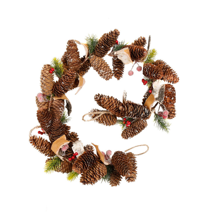 The Seasonal Aisle 105Cm Faux Berry Garland Wayfair.co.uk